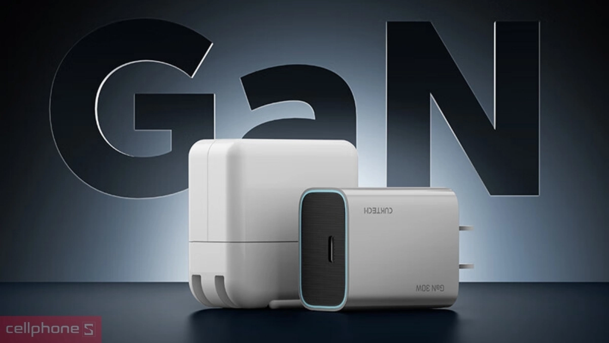 Bộ củ sạc Cuktech GAN 1C 30W kèm cáp C-C (CN) A18C - Công suất cao, sạc nhanh chóng 