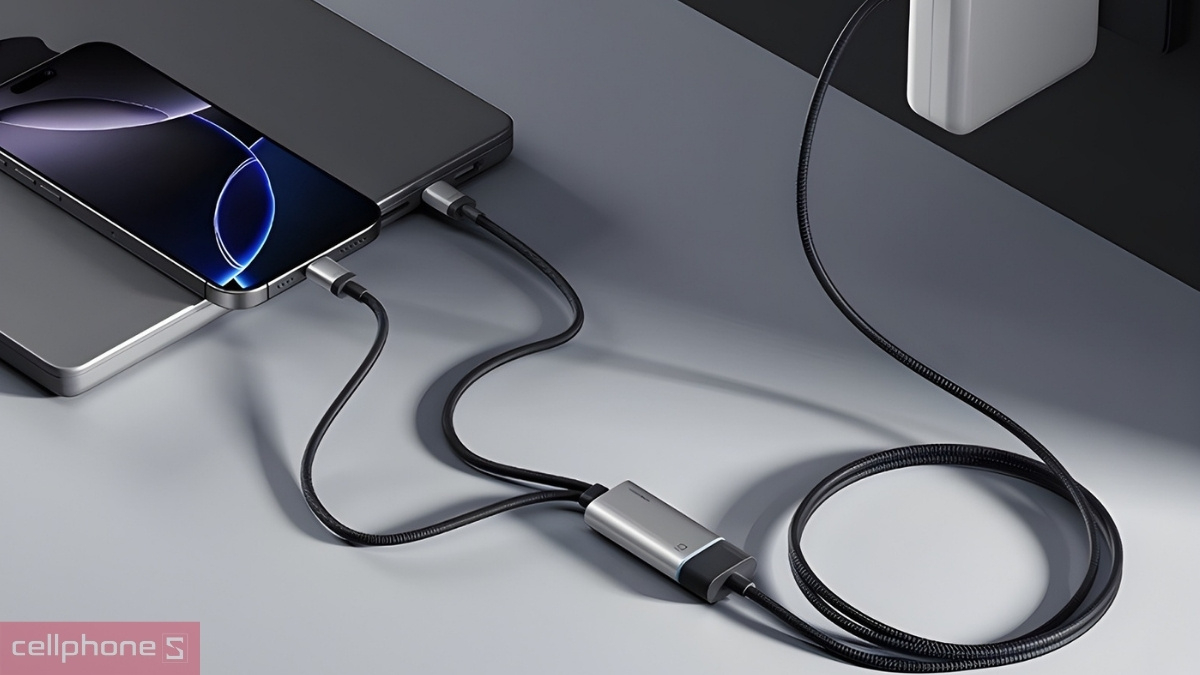 Công suất cáp Type-C to C CUKTECH C2C515 5A 100W 1.35m C2C515