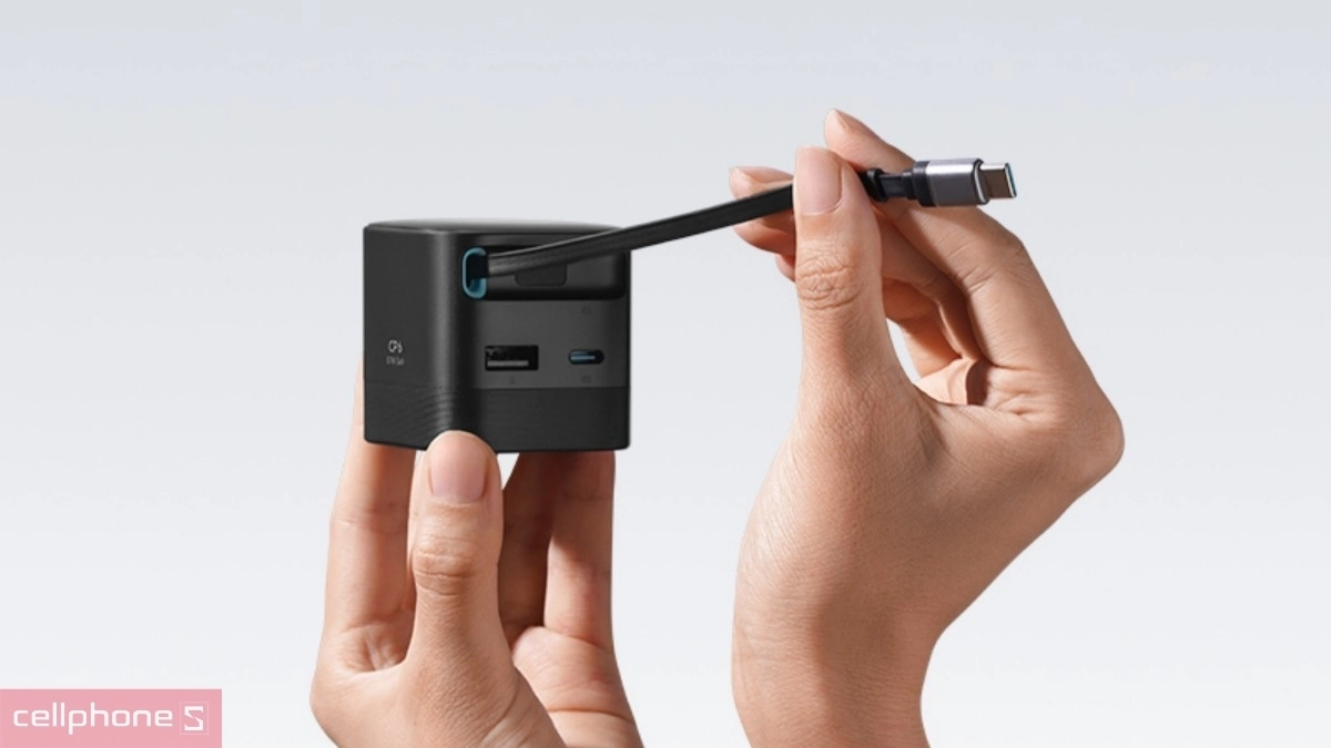 Công suất củ sạc Cuktech CP6 GaN 2C1A kèm cáp USB-C 67W - AD653W