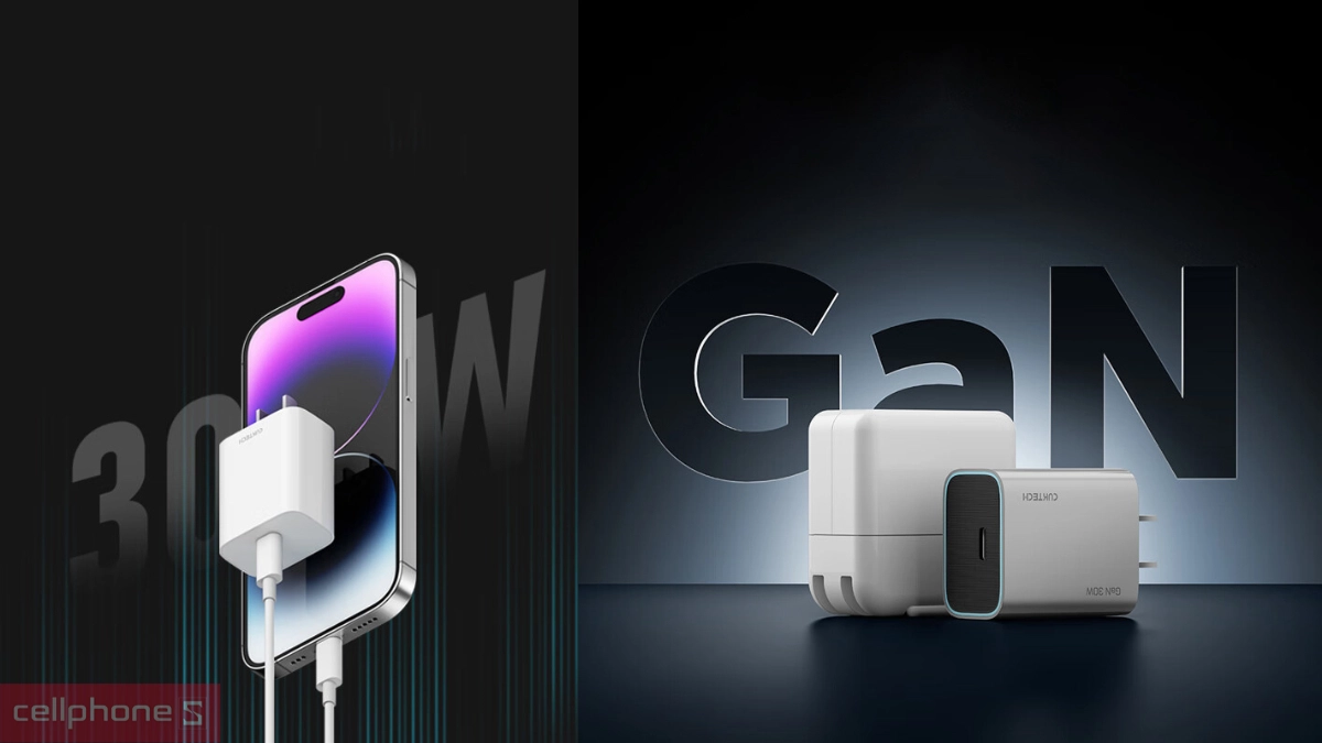 Củ sạc Cuktech GAN 1C 30W (CN) A18C - An toàn, nhanh chóng, tiện lợi