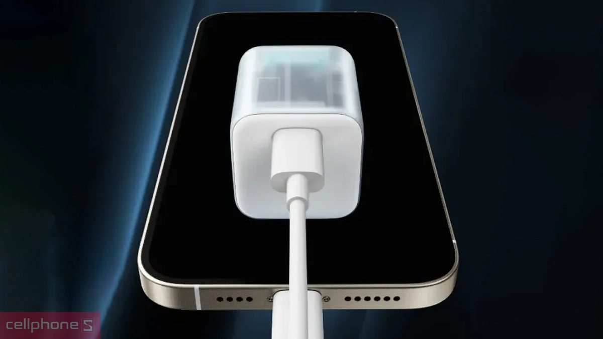 Công suất sạc nhanh ấn tượng của củ sạc Cuktech GaN 1C 30W (CN) AC30S