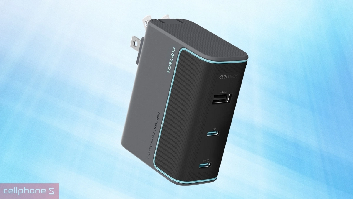 Công suất củ sạc Cuktech GaN 2C1A 100W AD1003US