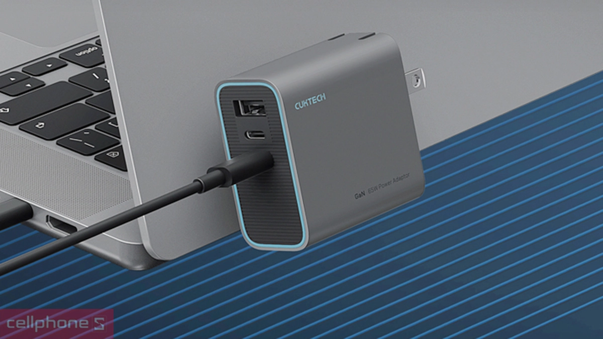 Tốc độ sạc, khả năng tương thích của củ sạc Cuktech GaN 2C1A 65W (CN) AD653C