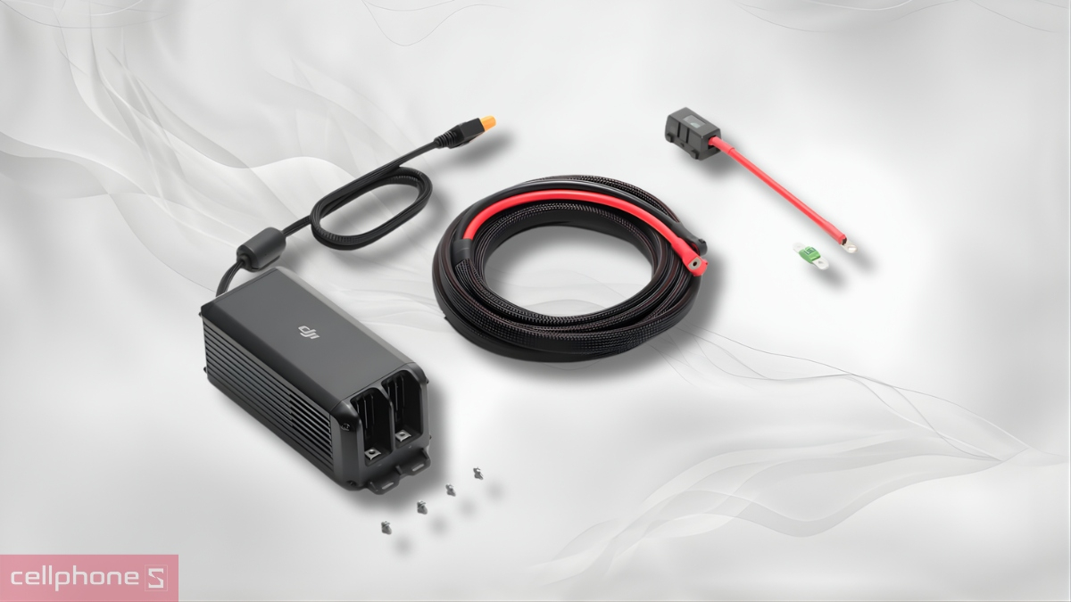 Cáp sạc 5m bộ sạc nhanh DJI Power 1000W từ ô tô