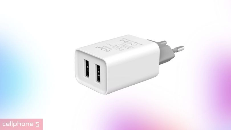 Đánh giá sạc Golf GF-U206 2 cổng USB