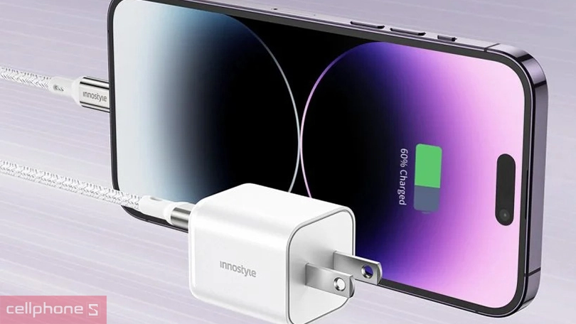 Công suất Innostyle MiniCube Gan II PD/PPS 35W 2 cổng IC35CAWHT