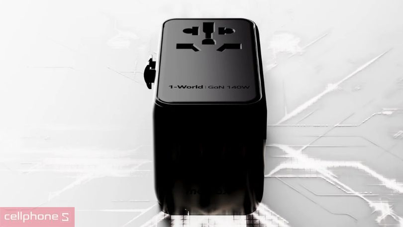Tốc độ củ sạc đa năng Momax 1 -WORLD+ UA18 70W GAN 3
