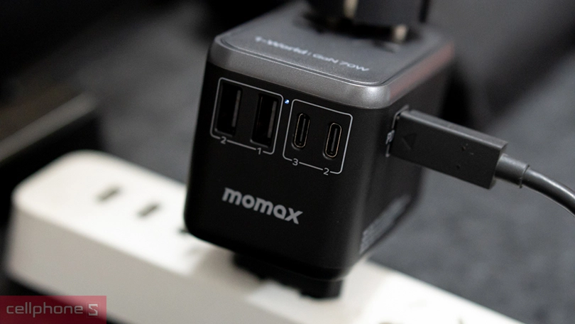 Củ sạc Momax 1 World GAN 70W 5 cổng - Khả năng tương thích tốt, công suất đầu ra lớn