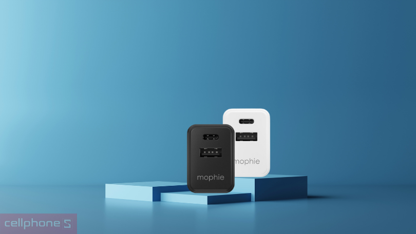 Thiết kế củ sạc mophie Essentials 1A1C PD 30W