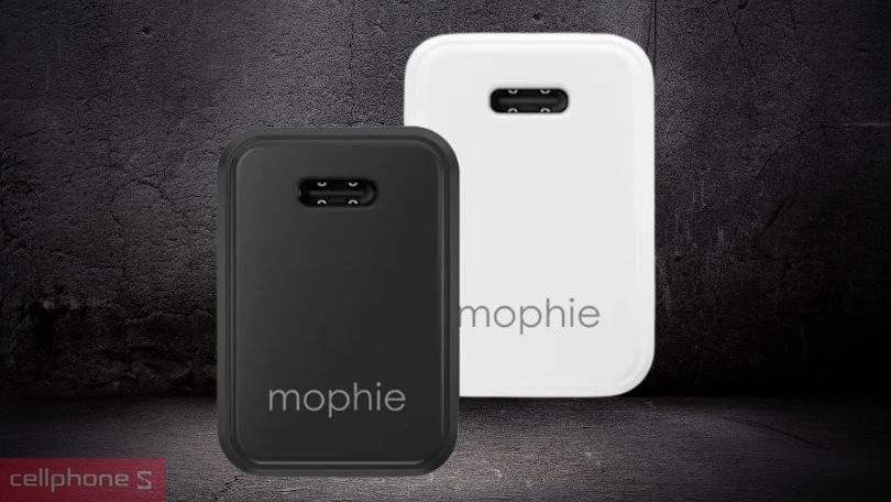 Thiết kế củ sạc Mophie Essential GaN 30W 1C