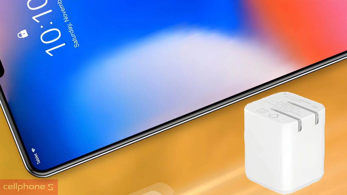 Thiết kế củ sạc Mophie Essentials 1C GaN 45W