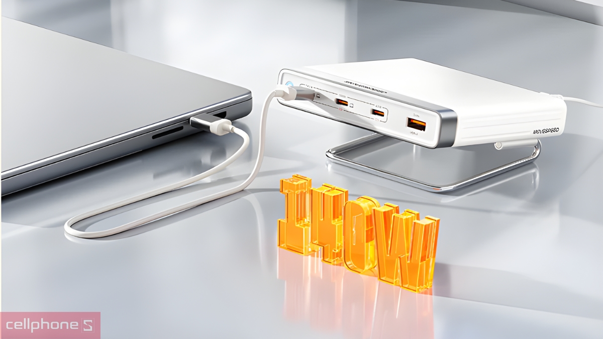 Sạc nhiều cổng củ sạc Movespeed 4 cổng 165W 3C1A GaN MSA05