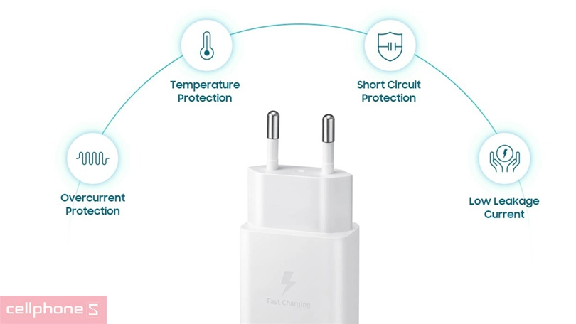 Tính năng sạc Samsung Type C 15W