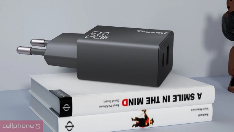 Thiết kế củ sạc nhanh Trusmi 1A + 1C PD 20W (EU) CH07