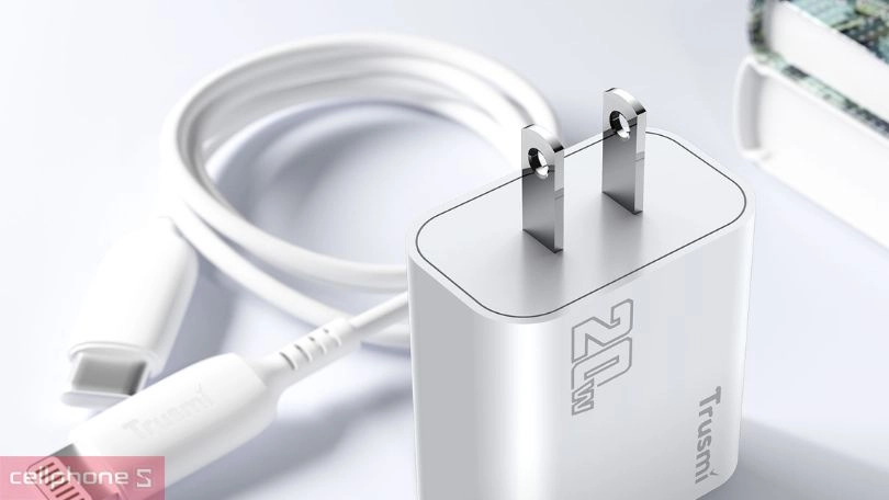 THiết kế sạc nhanh Trusmi 1A + 1C PD 20W