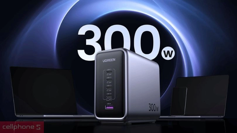 Củ sạc Ugreen 4C1A 300W CD333 90903B