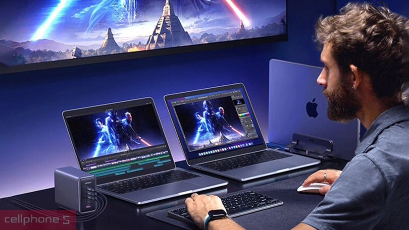 Thiết kế Ugreen GaN Desktop 4C1A 300W CD333 90903B