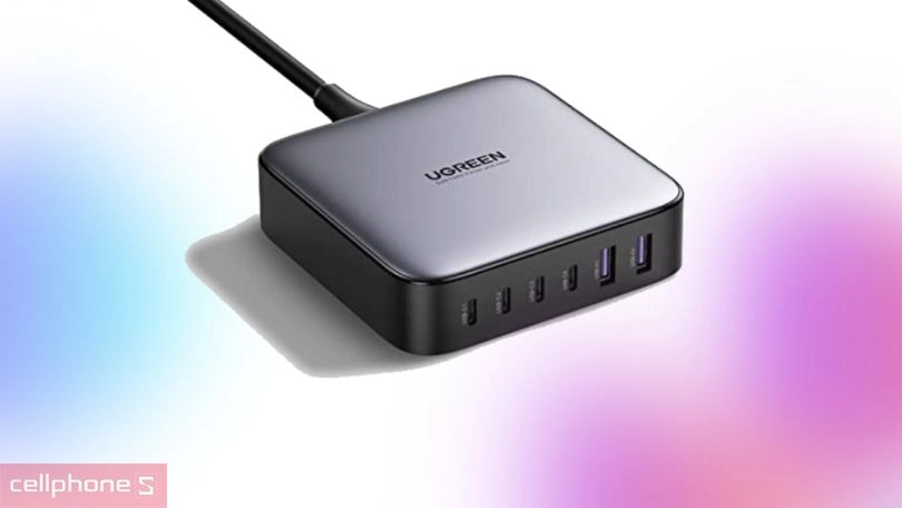 Đánh giá Sạc Ugreen GaN II 6 cổng PD PPS 200W CD271 40913