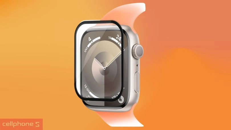 Kính cường lực Apple Watch JCPAL Armor 3D 45mm - Bảo vệ tối ưu