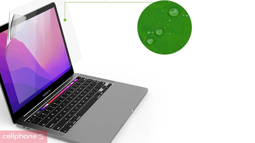 Chất lượng dán màn hình Macbook Air 13 M2/M3 JCPAL chống ánh sáng xanh
