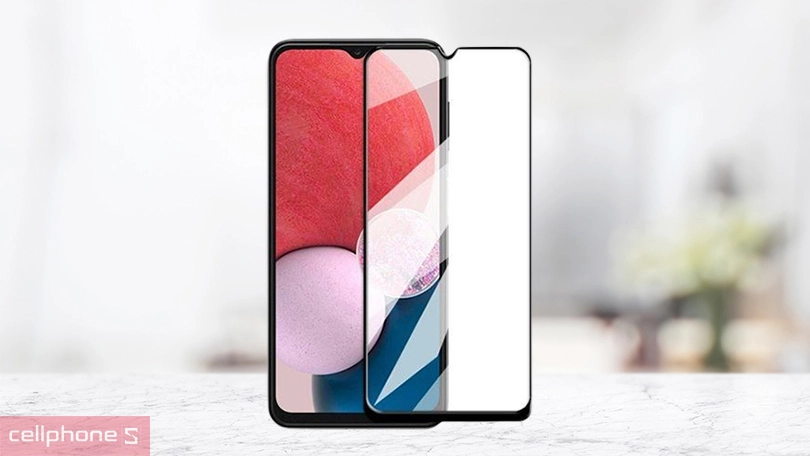 Kính cường lực Samsung Galaxy A13 - Chất liệu cứng cáp, bảo vệ hiệu quả