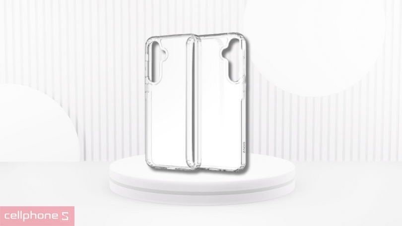 Ốp lưng Samsung Galaxy A35 ZAGG ESNTL Clear mỏng nhẹ, mặt lưng hạn chế bám vân tay