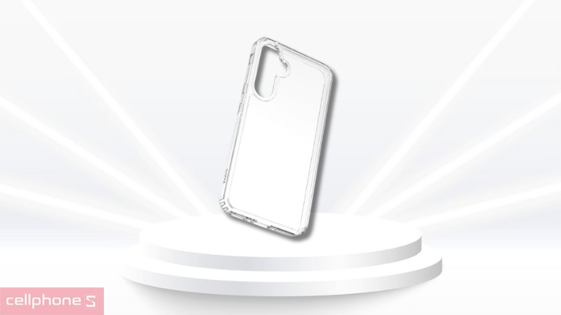 Ốp lưng Samsung Galaxy A35 ZAGG ESNTL Clear mỏng nhẹ, mặt lưng hạn chế bám vân tay