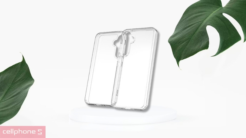 Ốp lưng Samsung Galaxy A35 ZAGG ESNTL Clear mỏng nhẹ, mặt lưng hạn chế bám vân tay