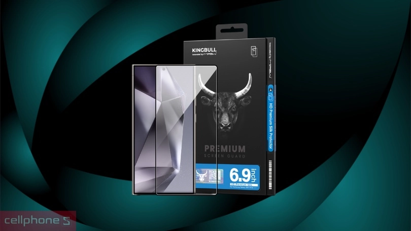 Kính cường lực Samsung Galaxy S25 Ultra Mipow Premium Full - Bảo vệ toàn diện