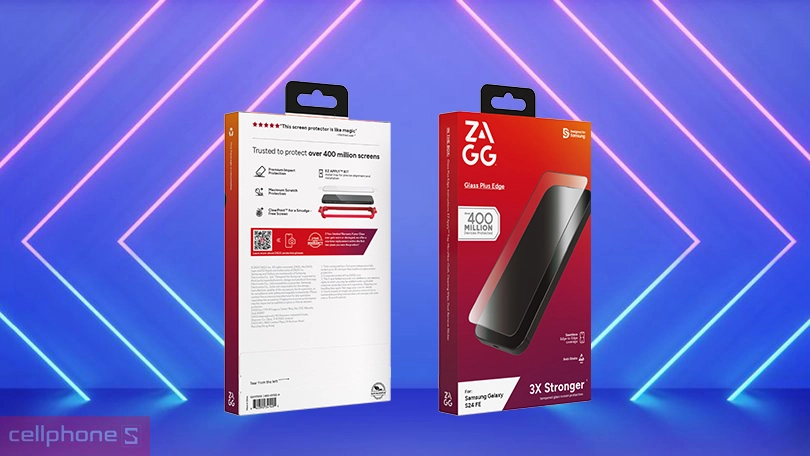 Kính cường lực Samsung Galaxy S24 FE Zagg - Bảo vệ tối ưu