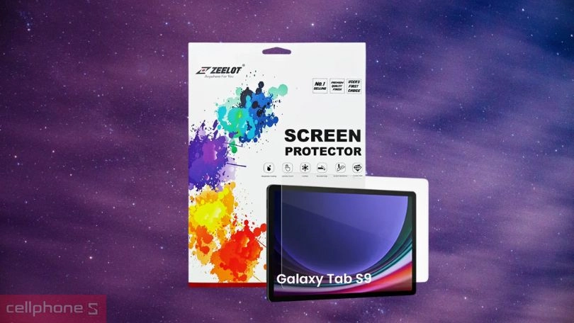 Kính cường lực Galaxy Tab S9/S9 Plus/S9 FE
