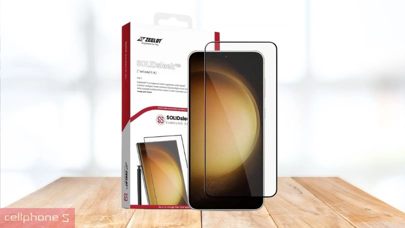 Dán chống va đập Samsung Galaxy S25 Ultra Zeelot Solidsleek Full cao cấp