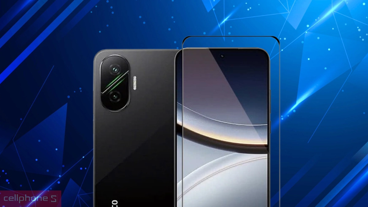 Thiết kế Kính cường lực Xiaomi Poco F8 Pro Zeelot Solidsleed Full