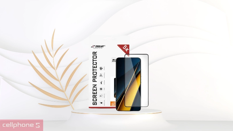 Kính cường lực Xiaomi POCO X6 Prop Zeelot Solidleek: hoàn thiện chuẩn, độ bền cao