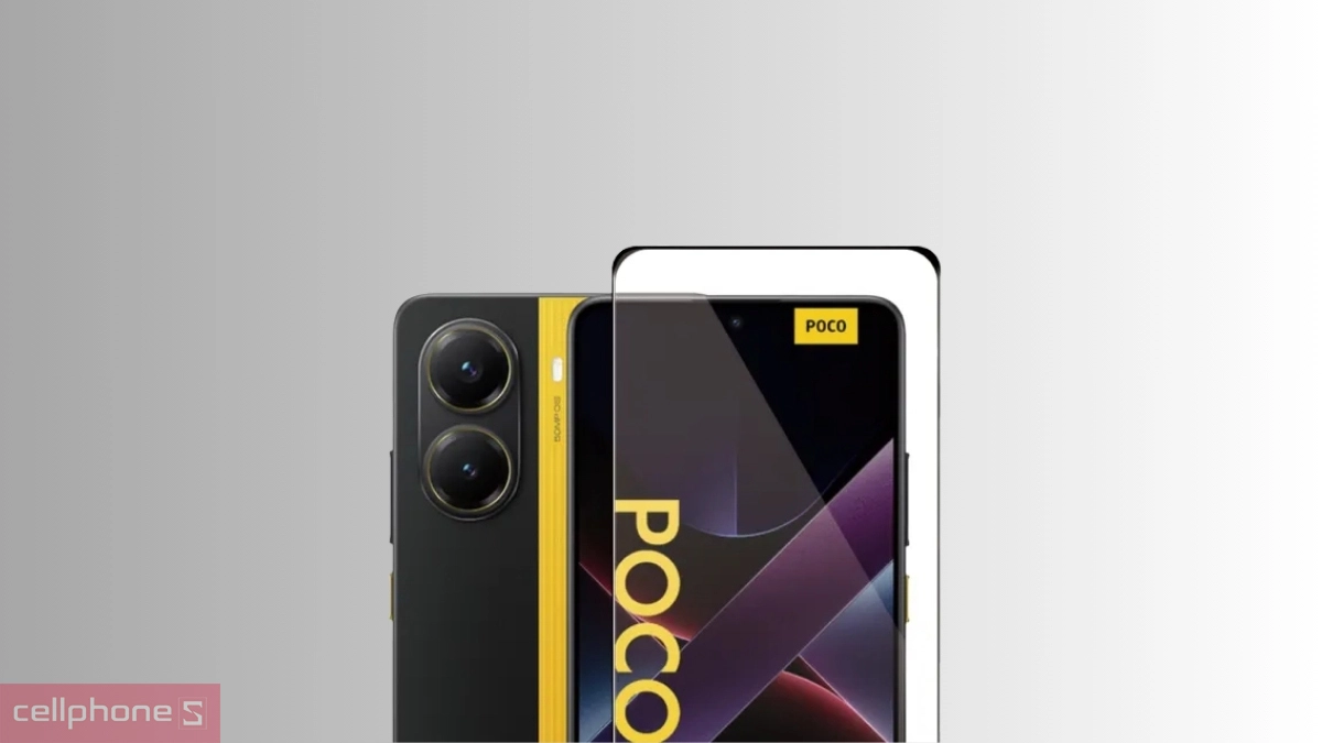Kính cường lực Xiaomi Poco X7 Pro Zeelot full viền đen – Bảo vệ tối ưu, hiển thị sắc nét