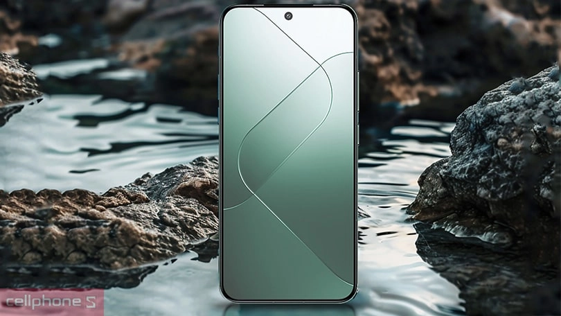 Xiaomi 14 dán chống va đập Zeelot Full Viền Đen Cao Cấp