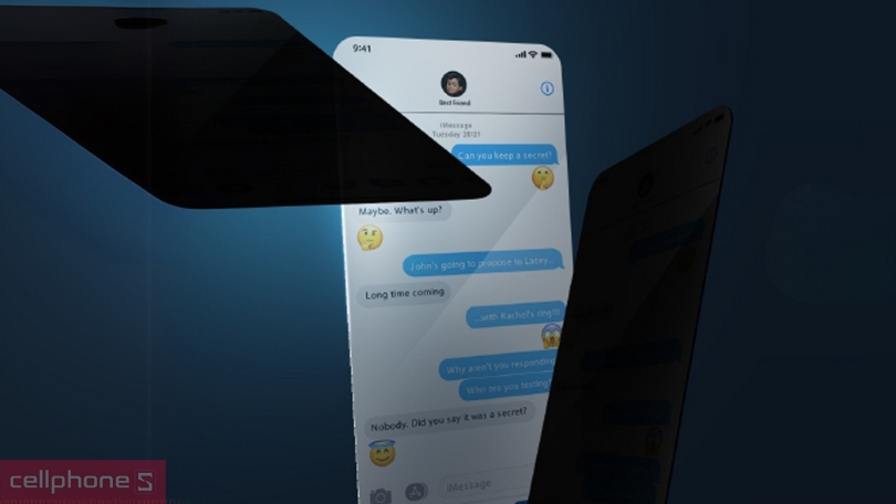 Kính cường lực ZAGG chống nhìn trộm