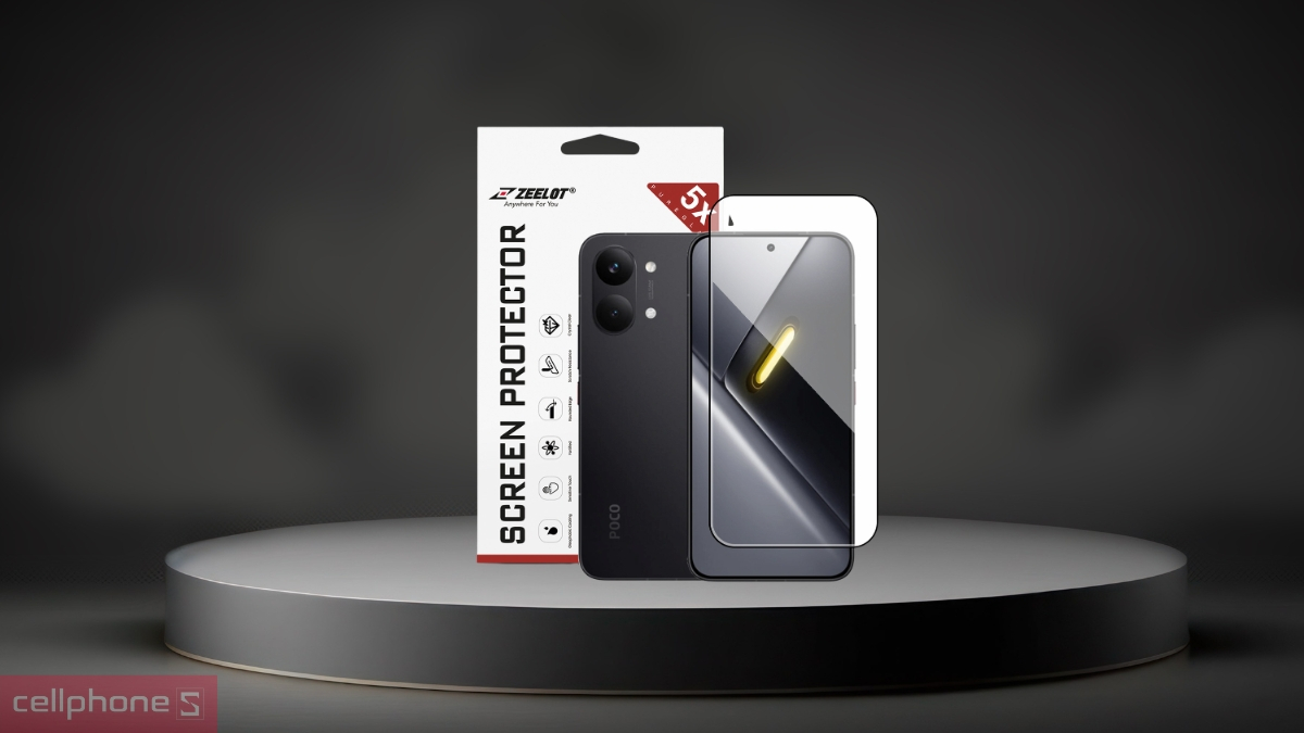 Độ bền dán kính cường lực màn hình Poco X8 Pro Max Zeelot Full