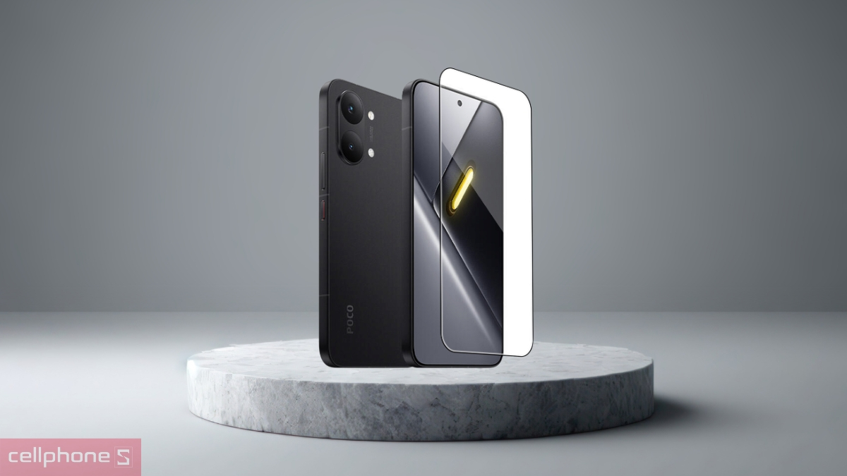 Độ trong suốt dán kính cường lực màn hình Poco X8 Pro Max Zeelot Full
