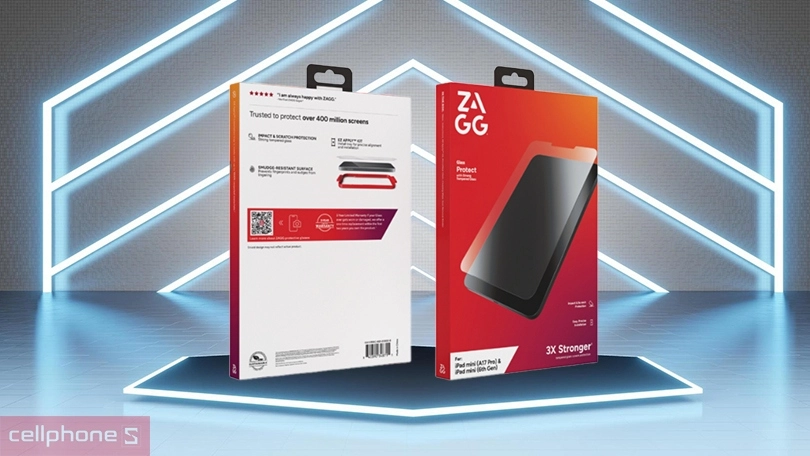 Chất liệu, độ bền bỉ của kính cường lực iPad mini 6/7 Zagg