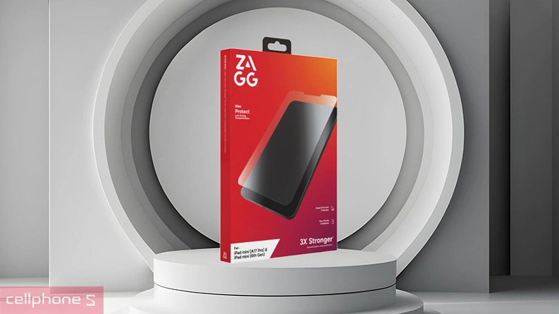 Độ trong suốt và khả năng lắp đặt dễ dàng của kính cường lực iPad mini 6/7 Zagg