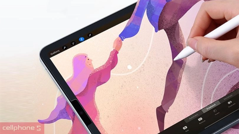 Apple iPad Mini 6/7 Dán Chống Va Đập 2in1 Paper-Like Mipow Full Cao Cấp Đen