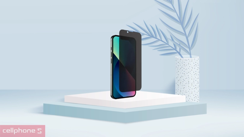 Dán chống nhìn trộm iPhone 14/13/13 Pro Zagg - Bảo vệ màn hình và sự riêng tư