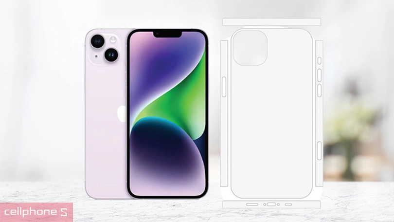  Miếng dán màn hình PPF iPhone 14 Plus Full Viền Mặt Sau