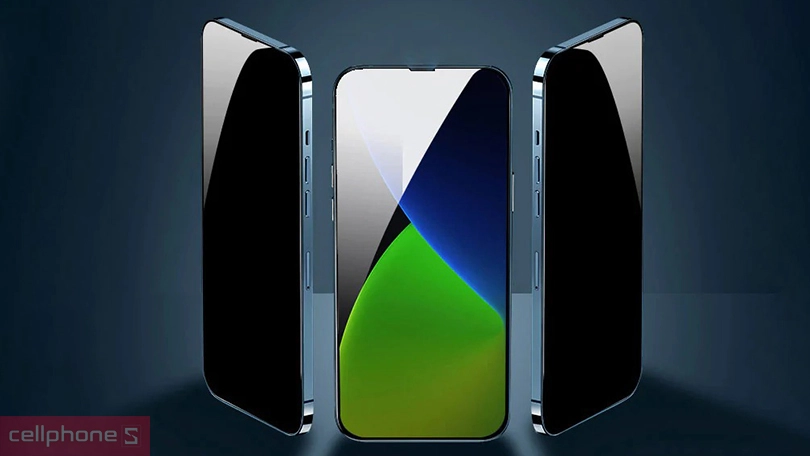 Kính cường lực iPhone 14 Plus/13 Pro Max Mipow Premium Privacy - Chống nhìn trộm hiệu quả