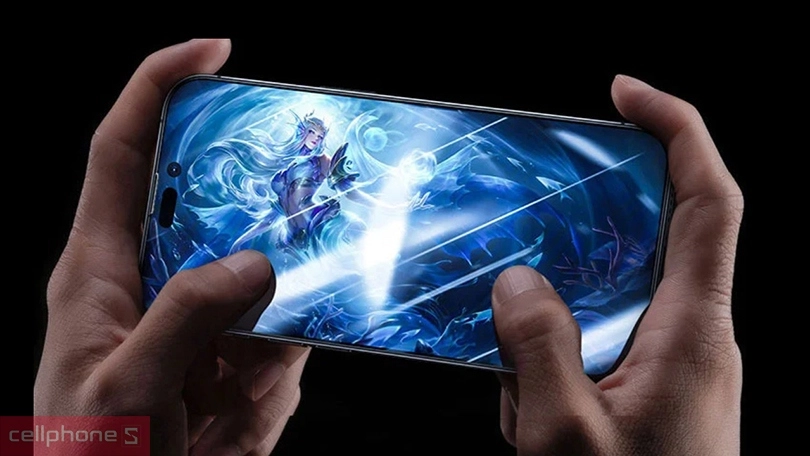 Kính cường lực iPhone 14 Pro Mipow Premium khung trợ dán