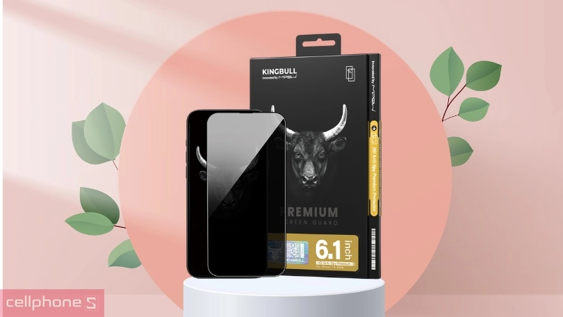 Chất lượng kính cường lực iPhone 16 chống nhìn trộm Mipow Premium Privacy