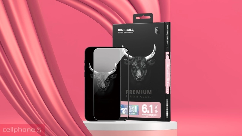 CHất lượng kính cường lực iPhone 16 Mipow Premium