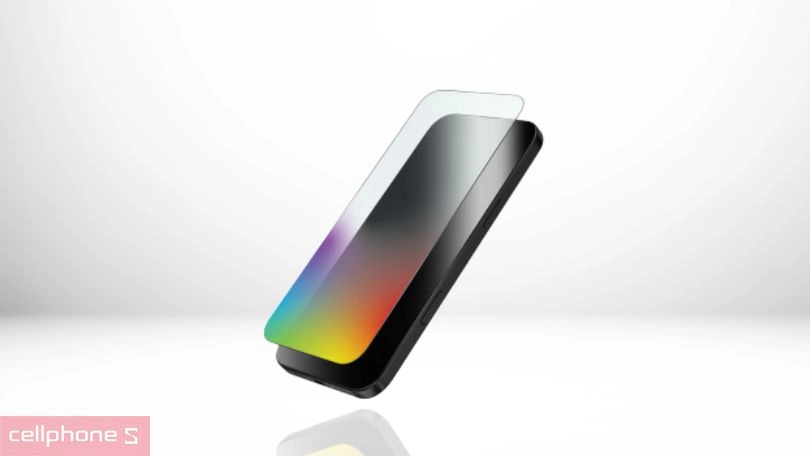 Khả năng chống bám bẩn, lọc ánh sáng xanh của kính cường lực iPhone 16 Pro Zagg Elite Edge Visionguard
