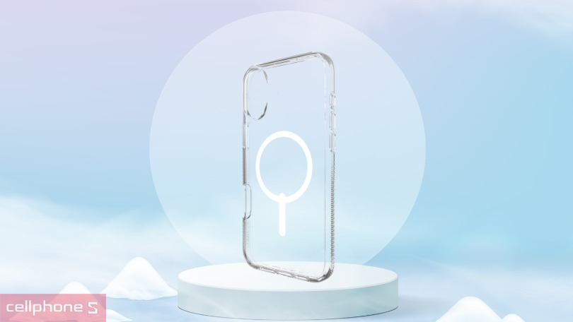 Thiết kế ốp lưng iPhone 16 Plus Zagg Crystal Palace With Magsafe Clear